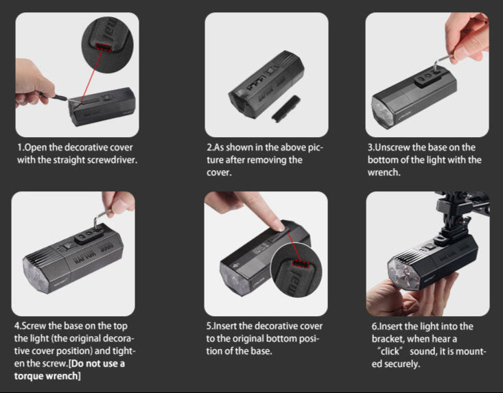 Gaciron Raptor 3000LM Ultra High Front Light