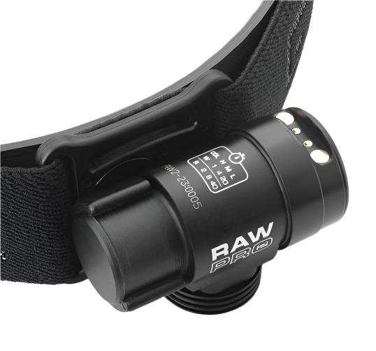 Exposure Lights RAW Pro # 2 Head Torch. Max White 265 / Red 75