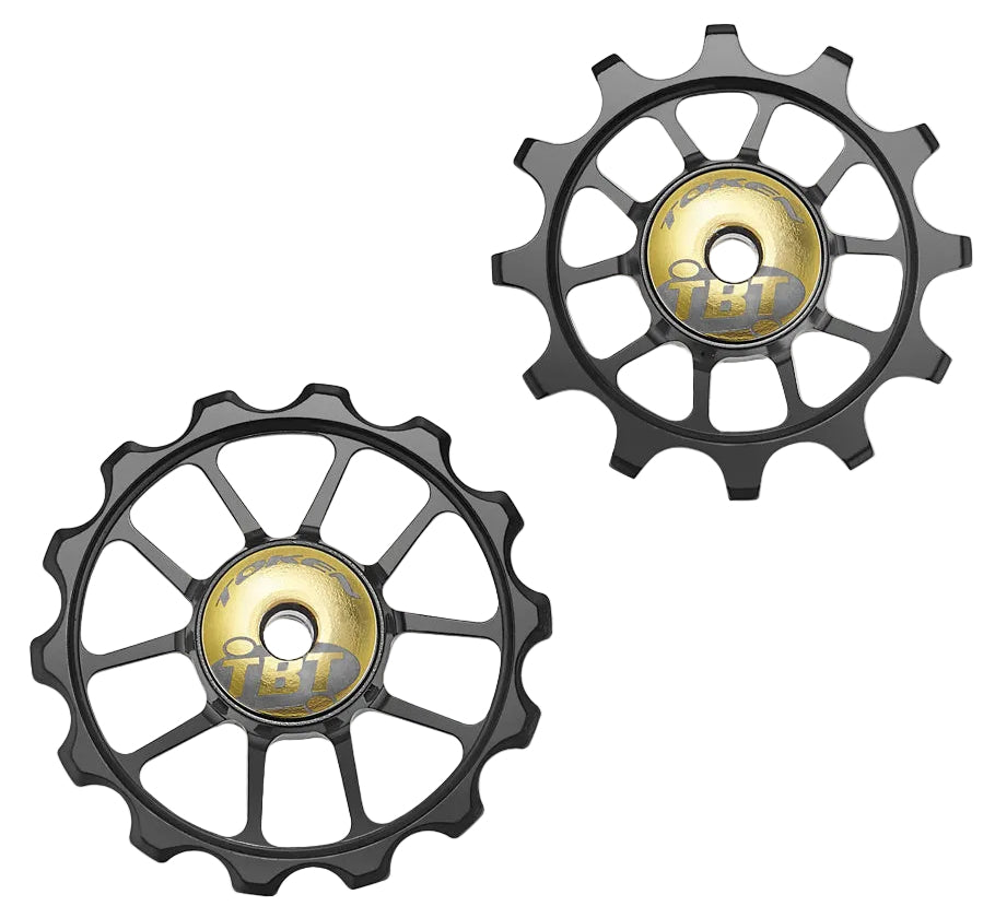 Token TK1724-TBT Large Ceramic Pulley Set for Shimano 11s/12s, SRAM 11s Road Drivetrain
