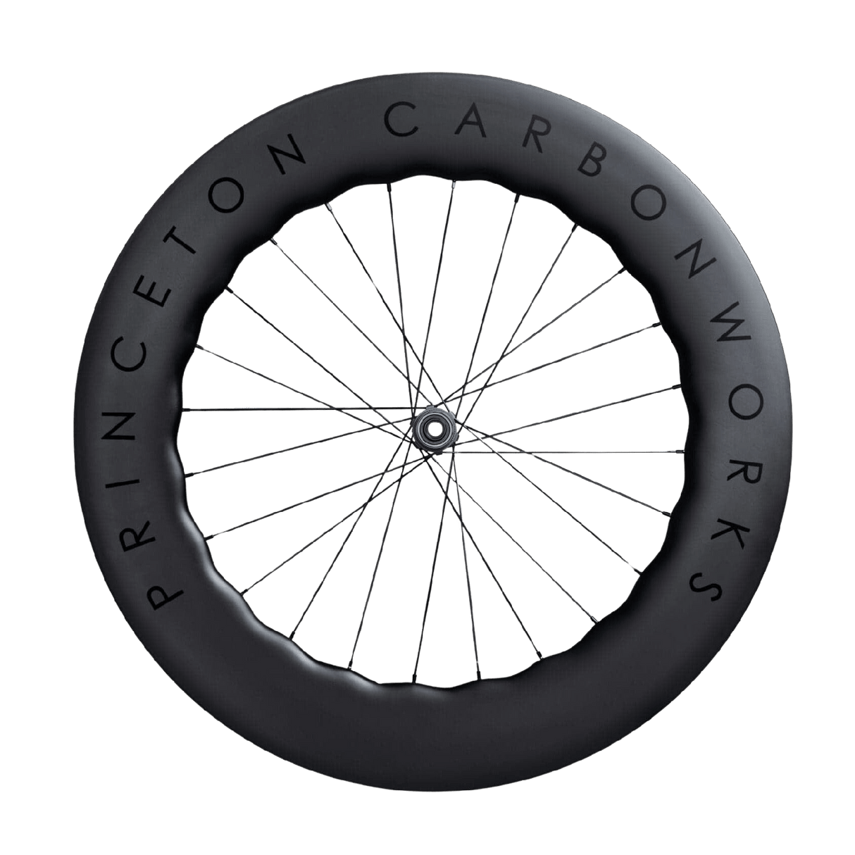 Princeton CODA 9590 Disc Brake White Industries Carbon Front Wheel Black