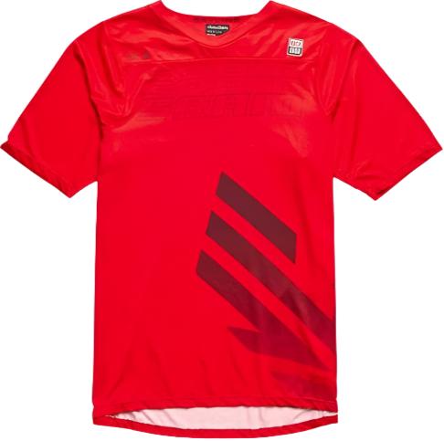 TROY LEE DESIGNS 24.1 SKYLINE SS JERSEY SRAM EAGLE ONE FIERY - RED FRONT