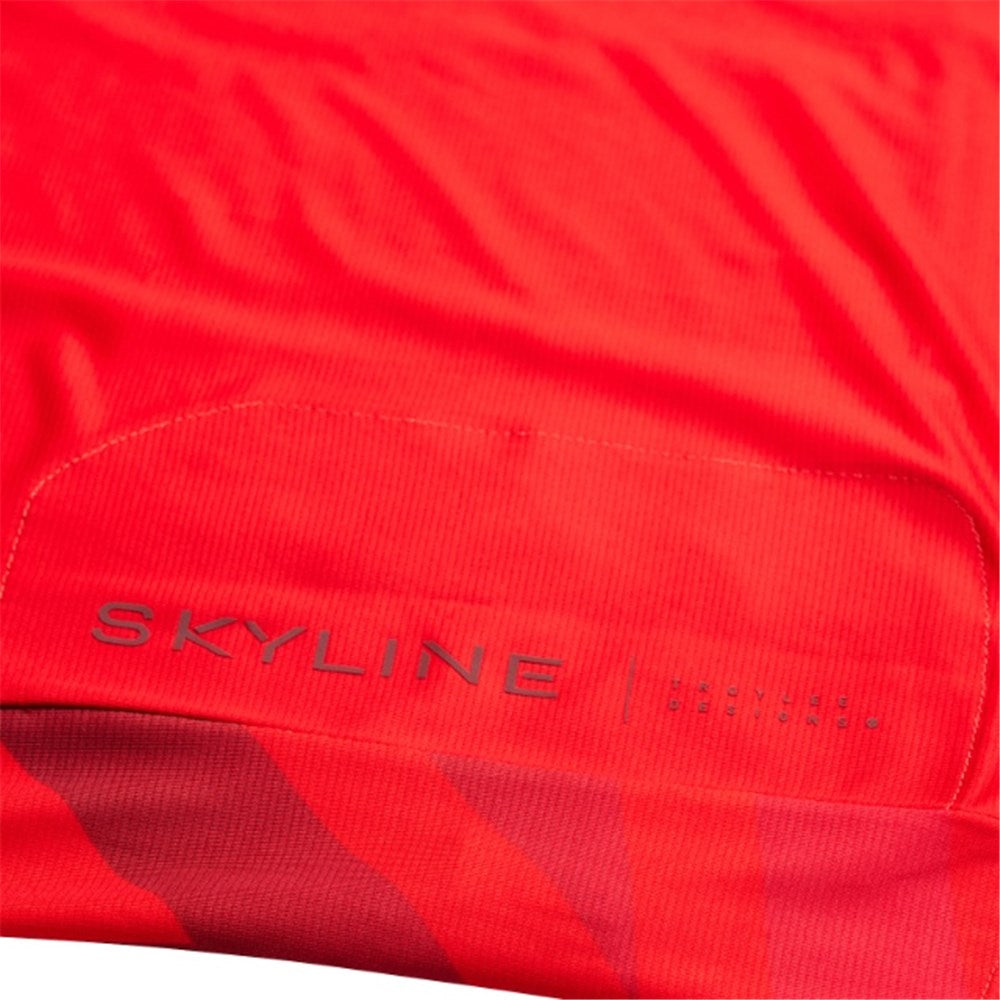 TROY LEE DESIGNS 24.1 SKYLINE SS JERSEY SRAM EAGLE ONE FIERY - RED PRINT