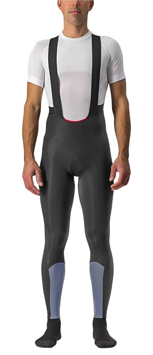 CASTELLI NANO FLEX PRO 2 BIB TIGHT BLACK FRONT