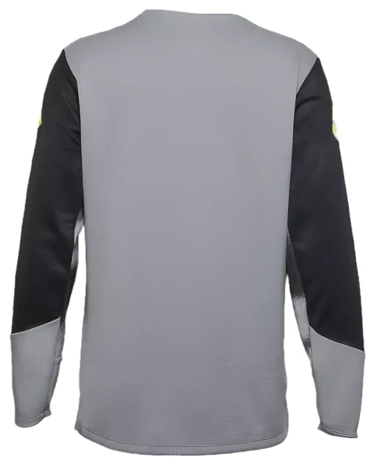 FOX YOUTH DEFEND LS JERSEY TAUNT - STEEL GREY BACK