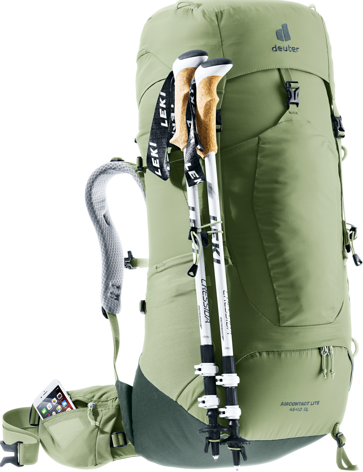 Deuter Aircontact Lite 45+10SL Backpack Grove-Ivy