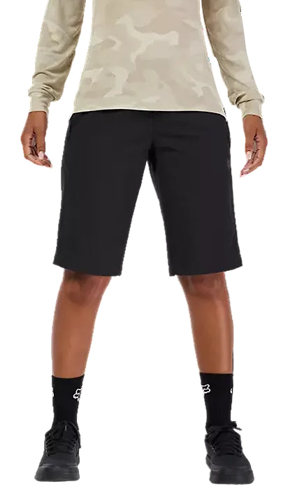 Fox Ranger Women's Shorts with Liner Black FRONT DETAILS