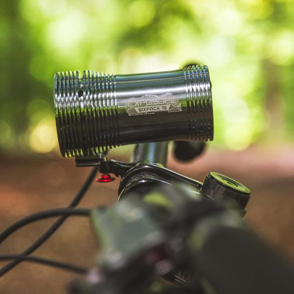 Exposure Six Pack Mk15 Gun Metal Front Bike Light