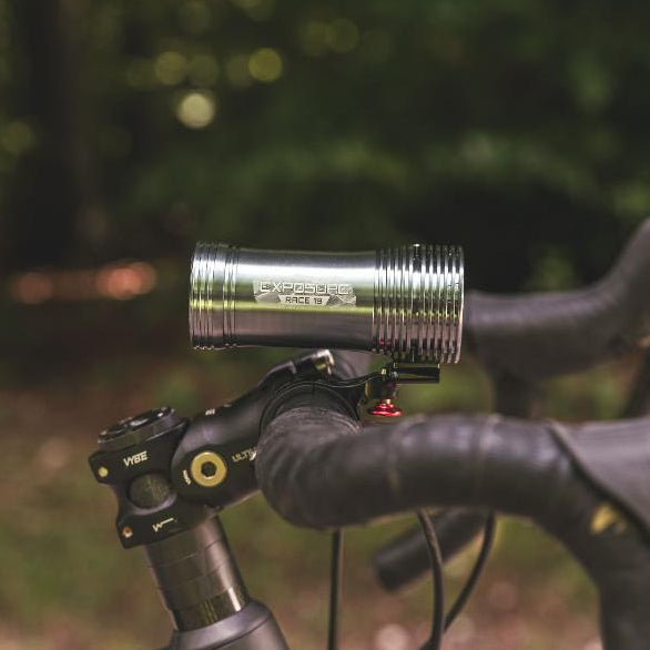Exposure Race Mk19 Gun Metal Black Front Bike Light