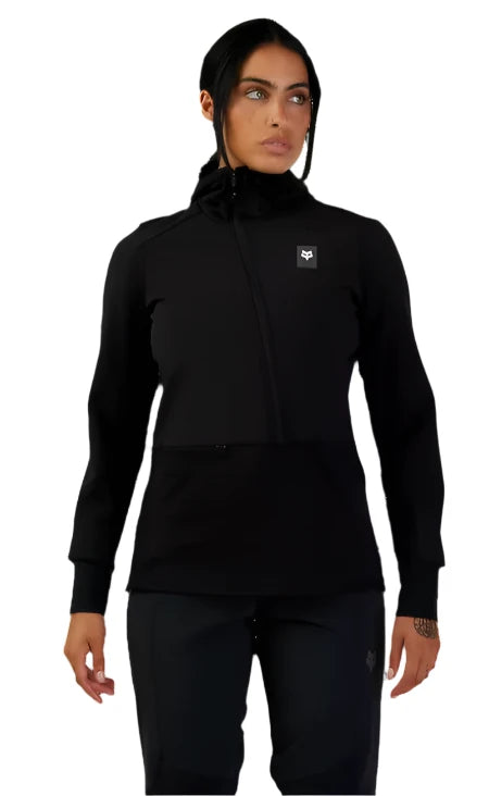 FOX WOMENS DEFEND THERMAL HOODIE FRONT