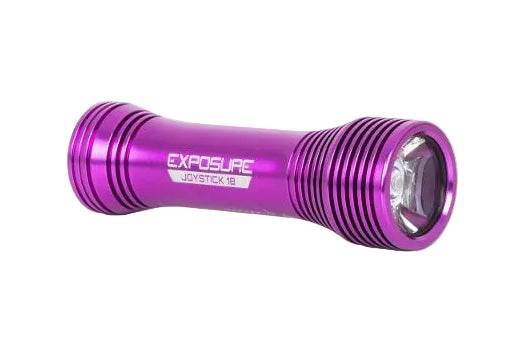 Exposure Joystick Mk18 Purple with Helmet & HB mount & USB-C Charging Charging