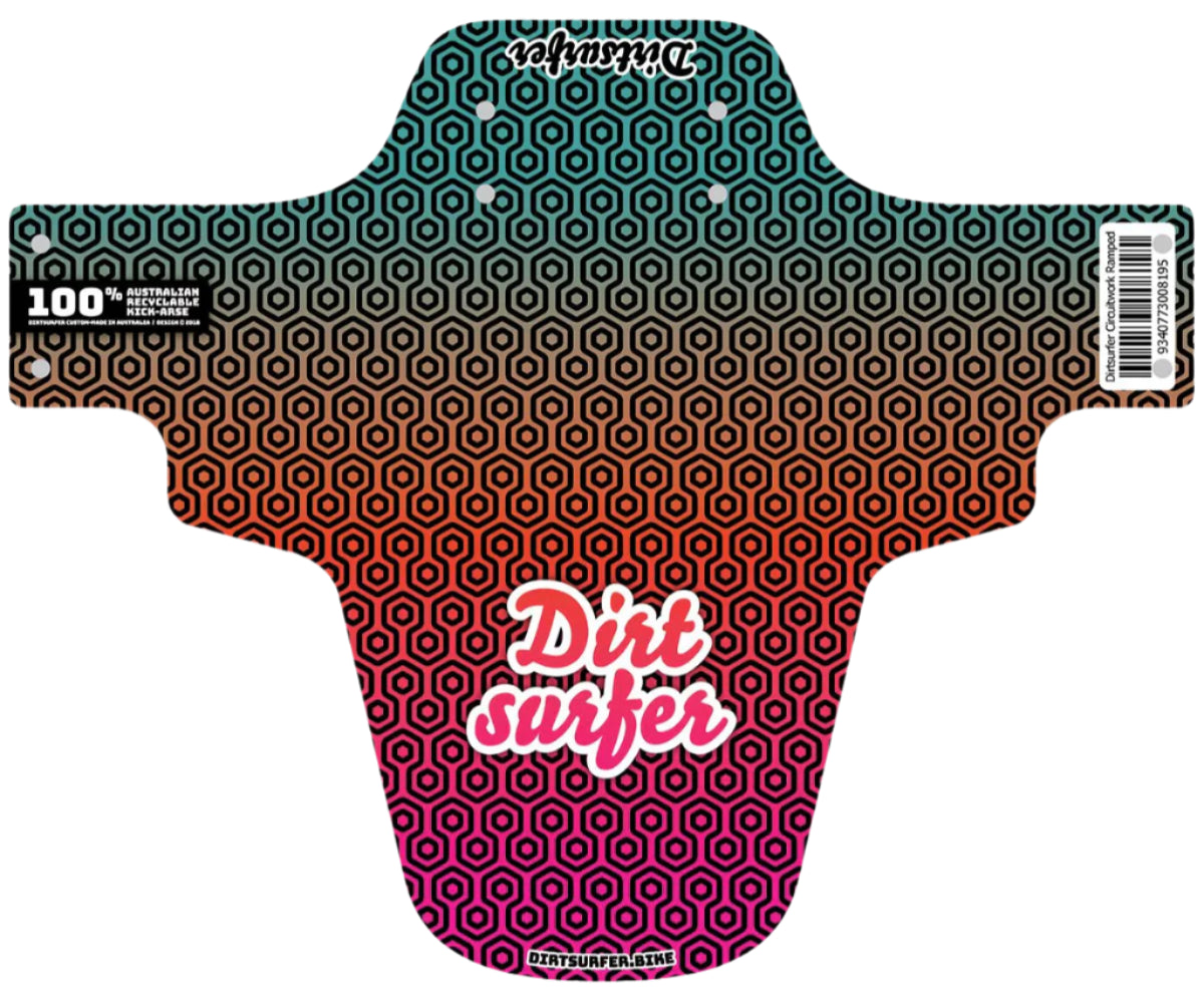 Dirtsurfer Mudguard - Circuit Work Colour Ramp