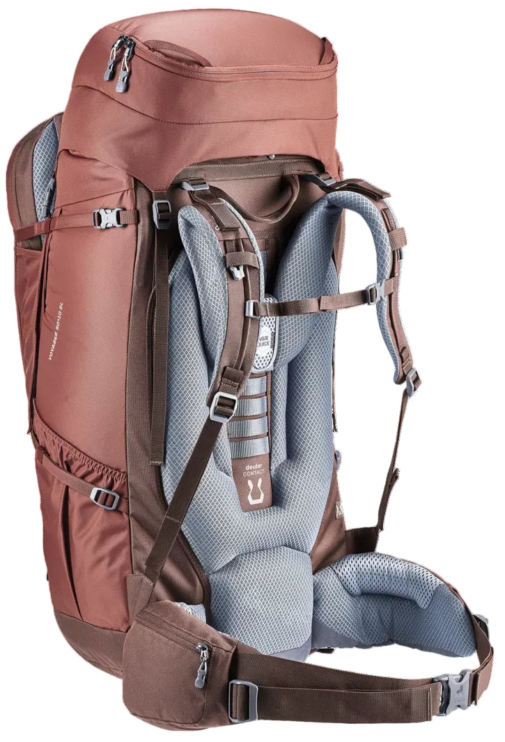 Deuter Voyager 60+10 SL Backpack Caspia-Raisin