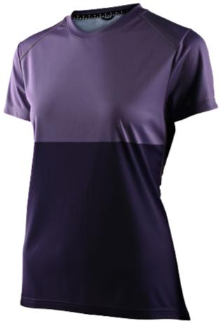 TLD Womens LILIUM SS JERSEY BLOCK - ORCHID / PURPLE FRONT
