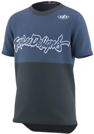 TLD FLOWLINE SS Youth JERSEY SCRIPTER - WINDWARD FRONT