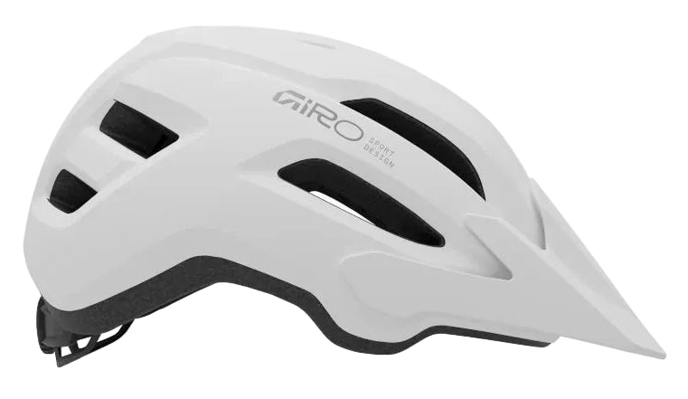 Giro Fixture II Women's MTB Cycling Helmet - Matte White / Charcoal