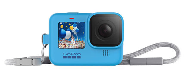 GoPro Sleeve + Lanyard Blue - HERO13 Black