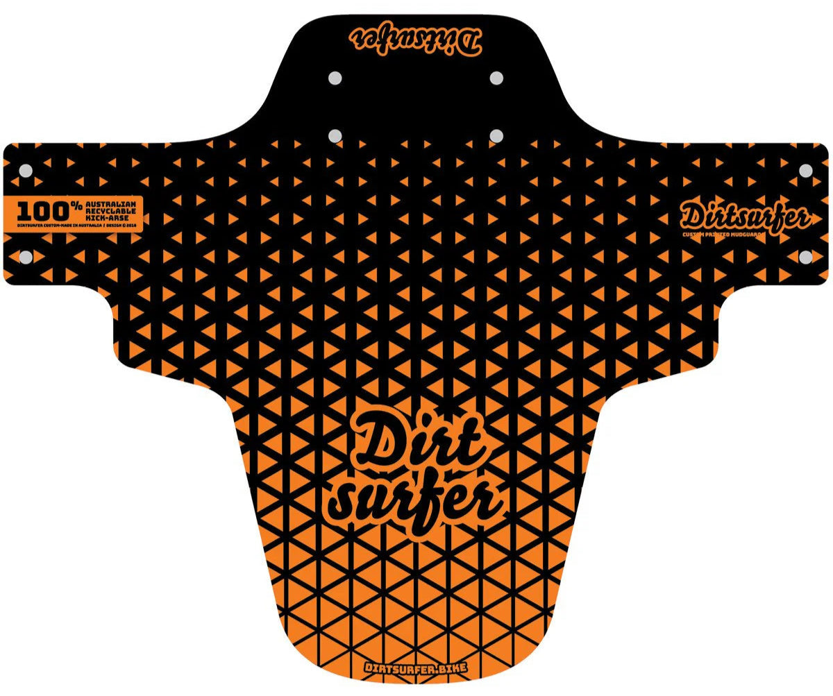 Dirtsurfer Mudguard - Speedgrid Orange