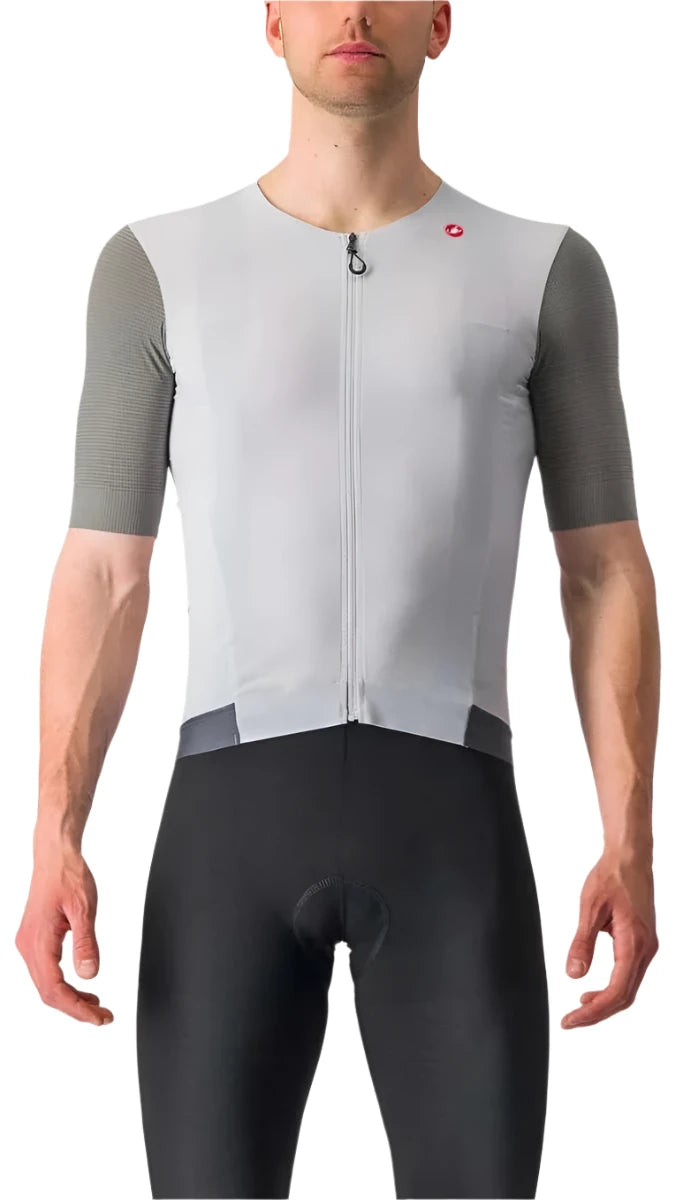 CASTELLI PREMIO BLACK JERSEY SILVER GRAY/SEDONA SAGE FRONT