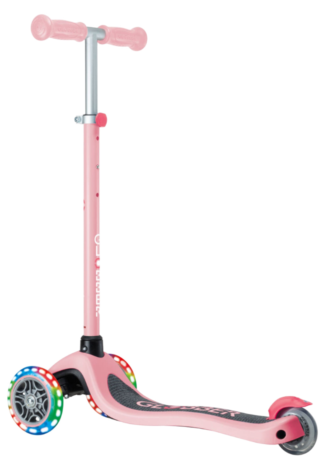 Globber Primo Scooter with Lights - Pastel Pink