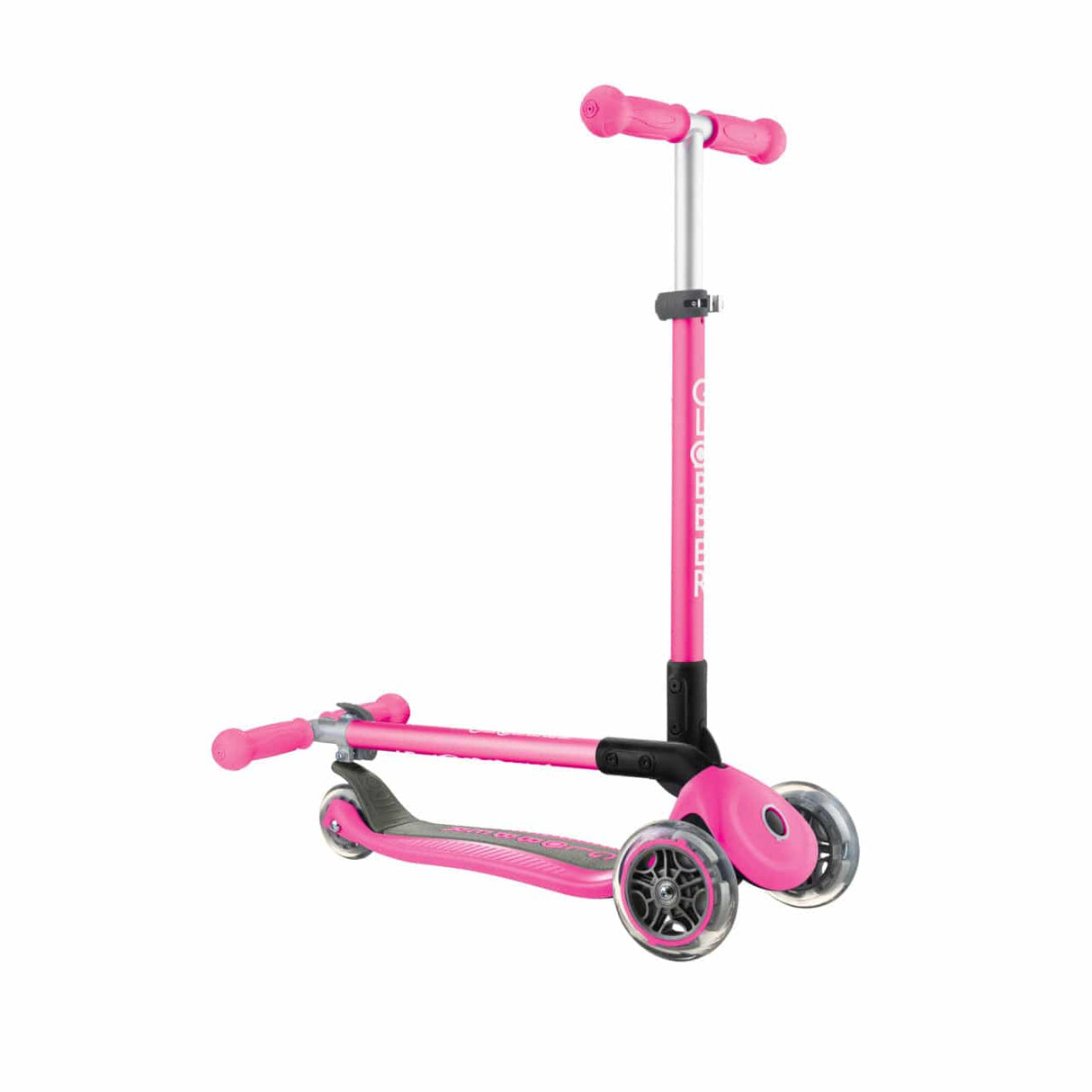 Globber PRIMO Foldable Scooter - Deep Pink