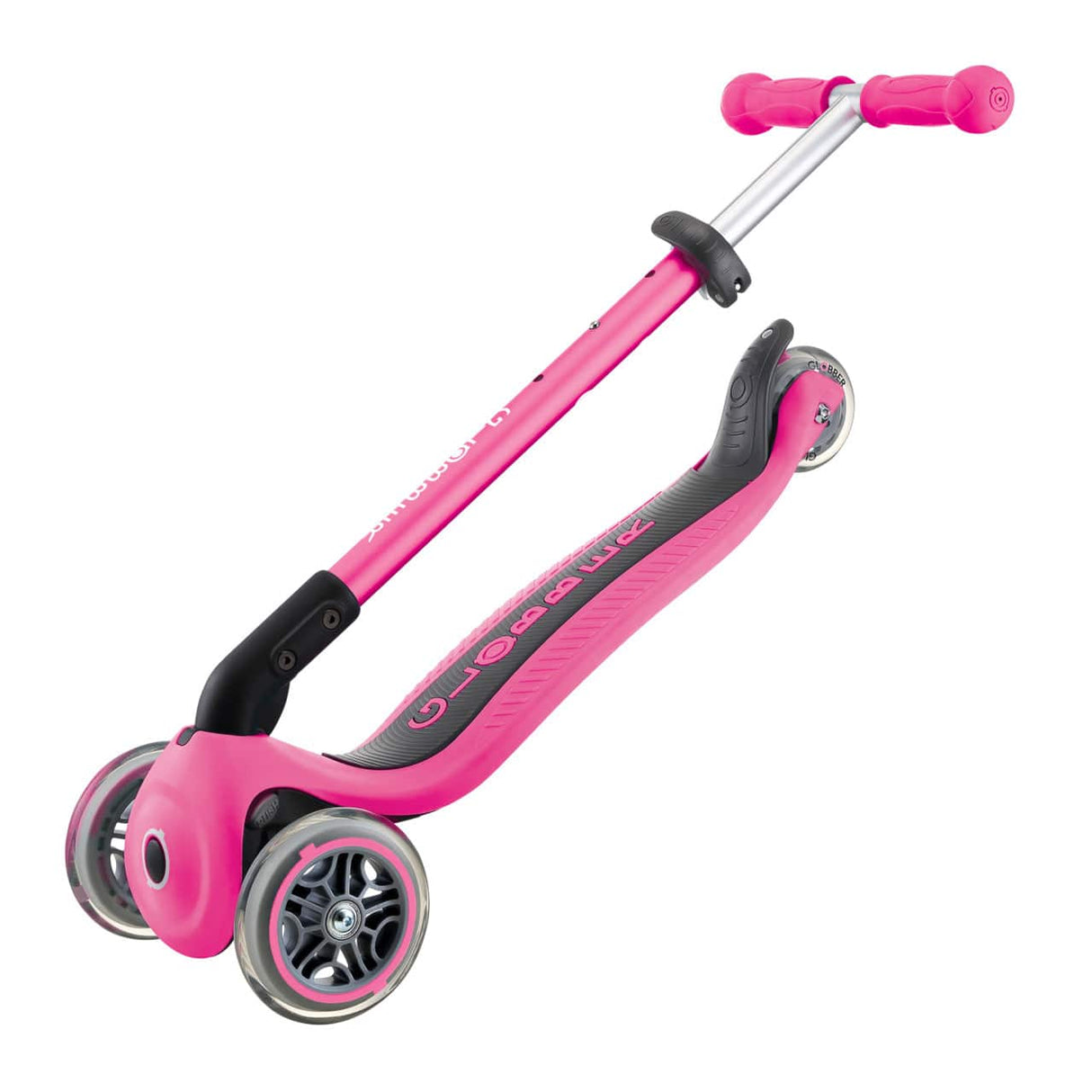 Globber PRIMO Foldable Scooter - Deep Pink