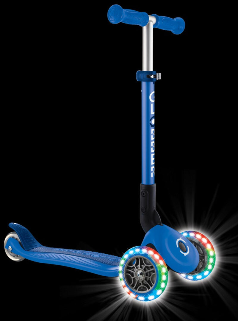 Globber Junior Foldable Scooter with Lights