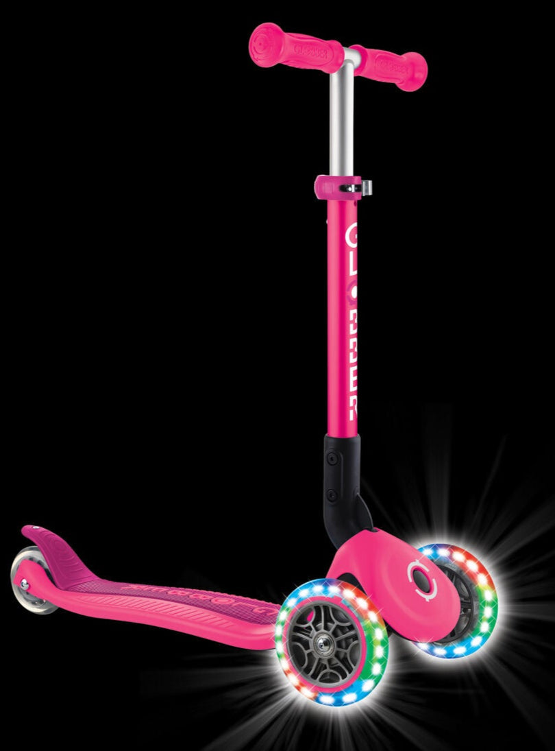 Globber Junior Foldable Scooter with Lights