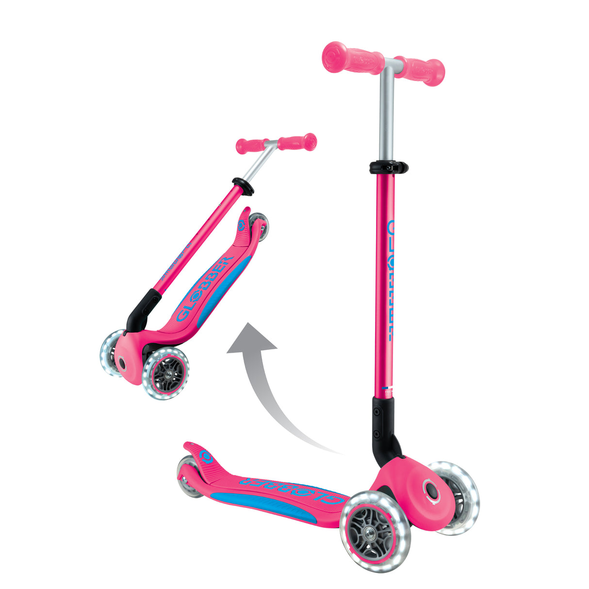 Globber PRIMO FOLD PLUS Scooter V2 with lights