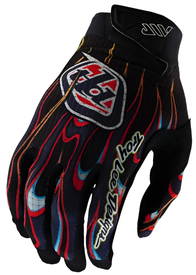 Troy Lee Designs YOUTH AIR GLOVE TORCHED BLACK / RED