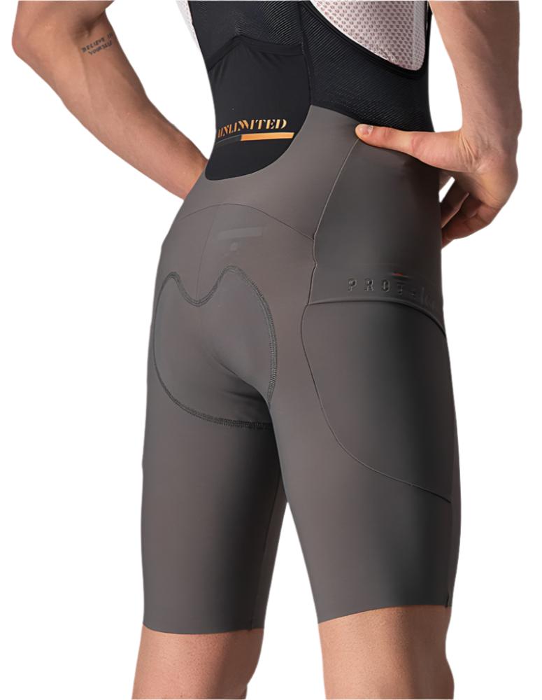 CASTELLI UNLIMITED BIBSHORT FOREST GREY BACK
