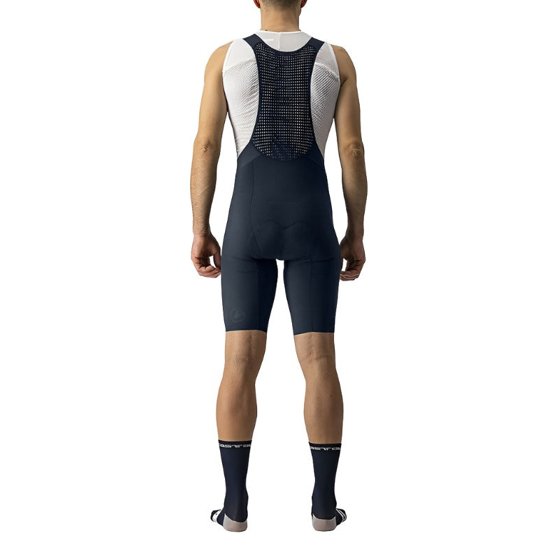Castelli Premio Black Men's Bib Short Savile Blue