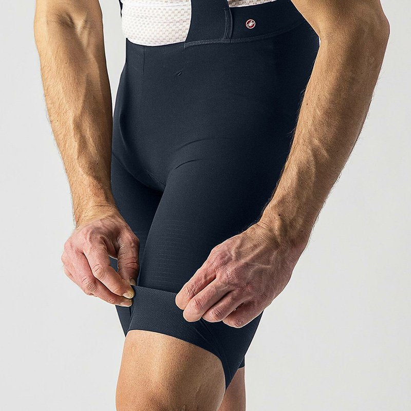 Castelli Premio Black Men's Bib Short Savile Blue