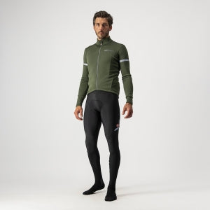 Castelli Fondo 2 Jersey FZ - Military Green/Silver Reflex
