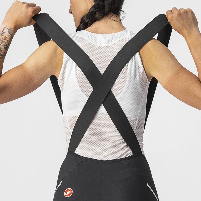 Castelli Velocissima 3 Womens Bib Shorts Black/Silver