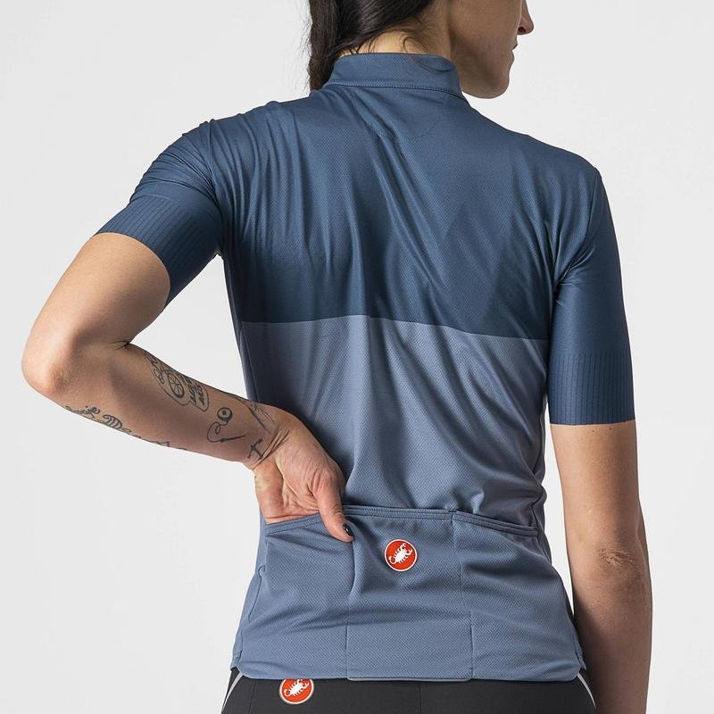 Castelli Velocissima Women's Jersey Light Steel Blue/Moonlit Ocean