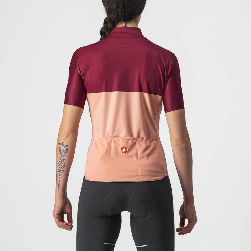 Castelli Velocissima Women's Jersey Blush/Bordeaux