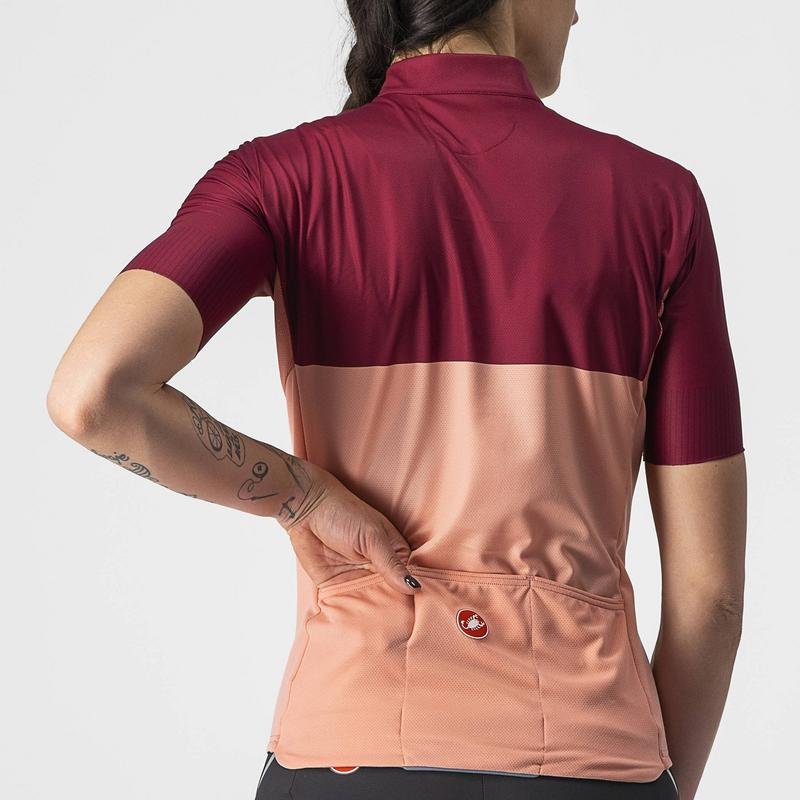 Castelli Velocissima Women's Jersey Blush/Bordeaux