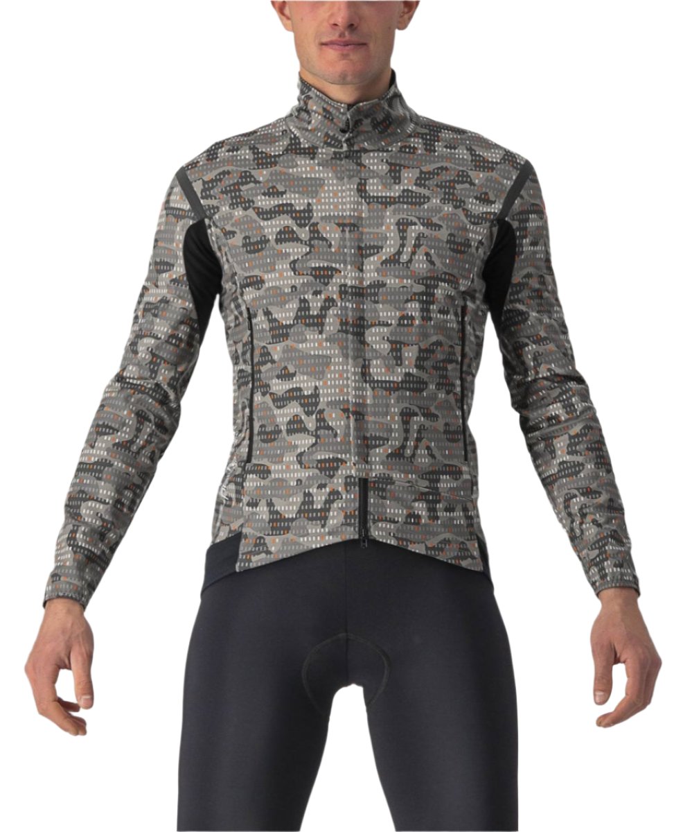 CASTELLI UNLIMITED PERFETTO RoS 2 JACKET NICKEL GRAY/DARK GRAY FRONT