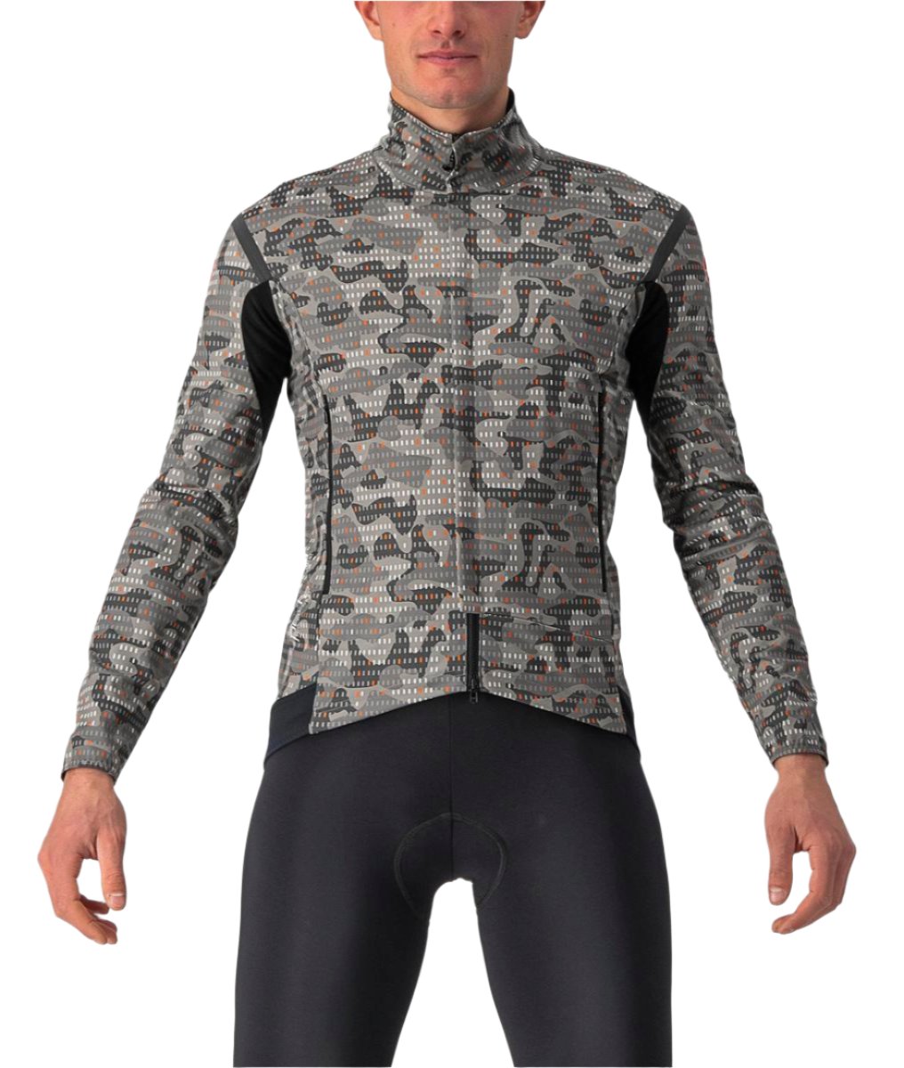 CASTELLI UNLIMITED PERFETTO RoS 2 JACKET NICKEL GRAY/DARK GRAY FRONT
