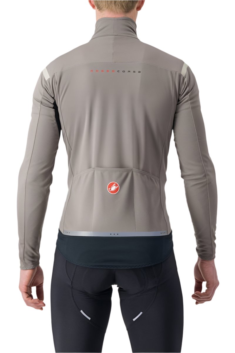CASTELLI PERFETTO RoS 2 JACKET NICKEL GRAY/TRAVERTINE GRAY BACK