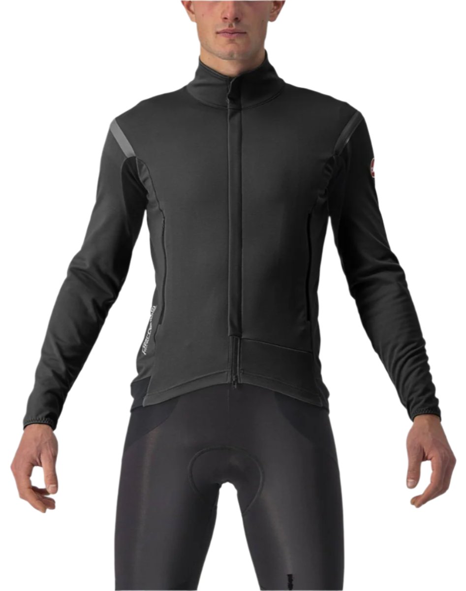 CASTELLI PERFETTO RoS JACKET LIGHT BLACK/BLACK REFLEX FRONT