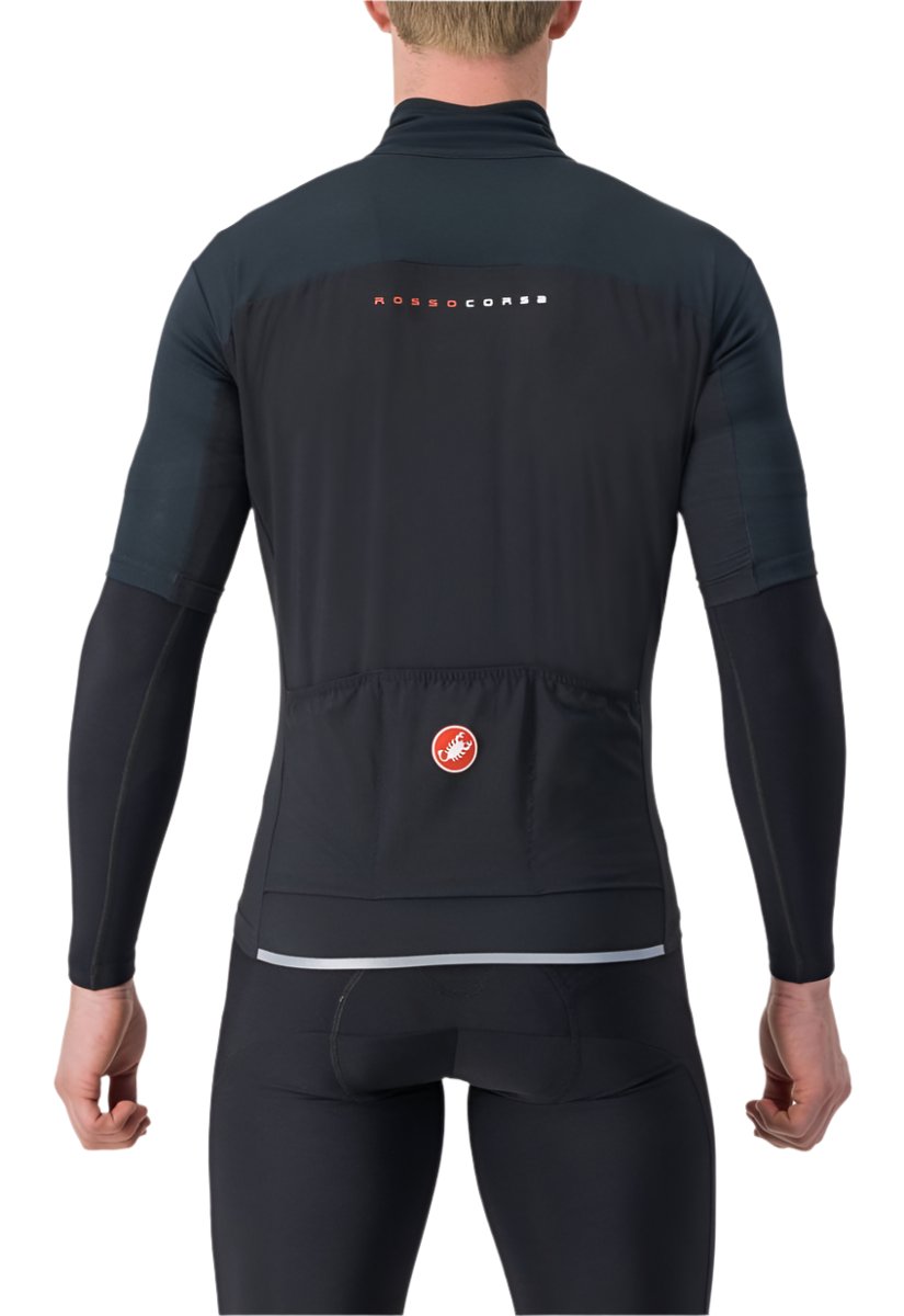 CASTELLI PERFETTO RoS 2 WIND JERSEY LIGHT BLACK BACK