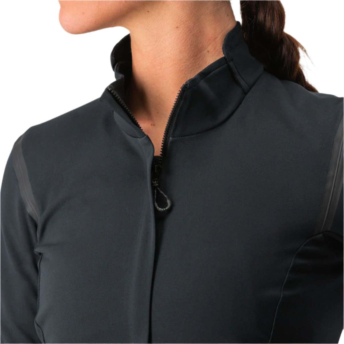 CASTELLI PERFETTO RoS 2 W JACKET LIGHT BLACK/BLACK FRONT