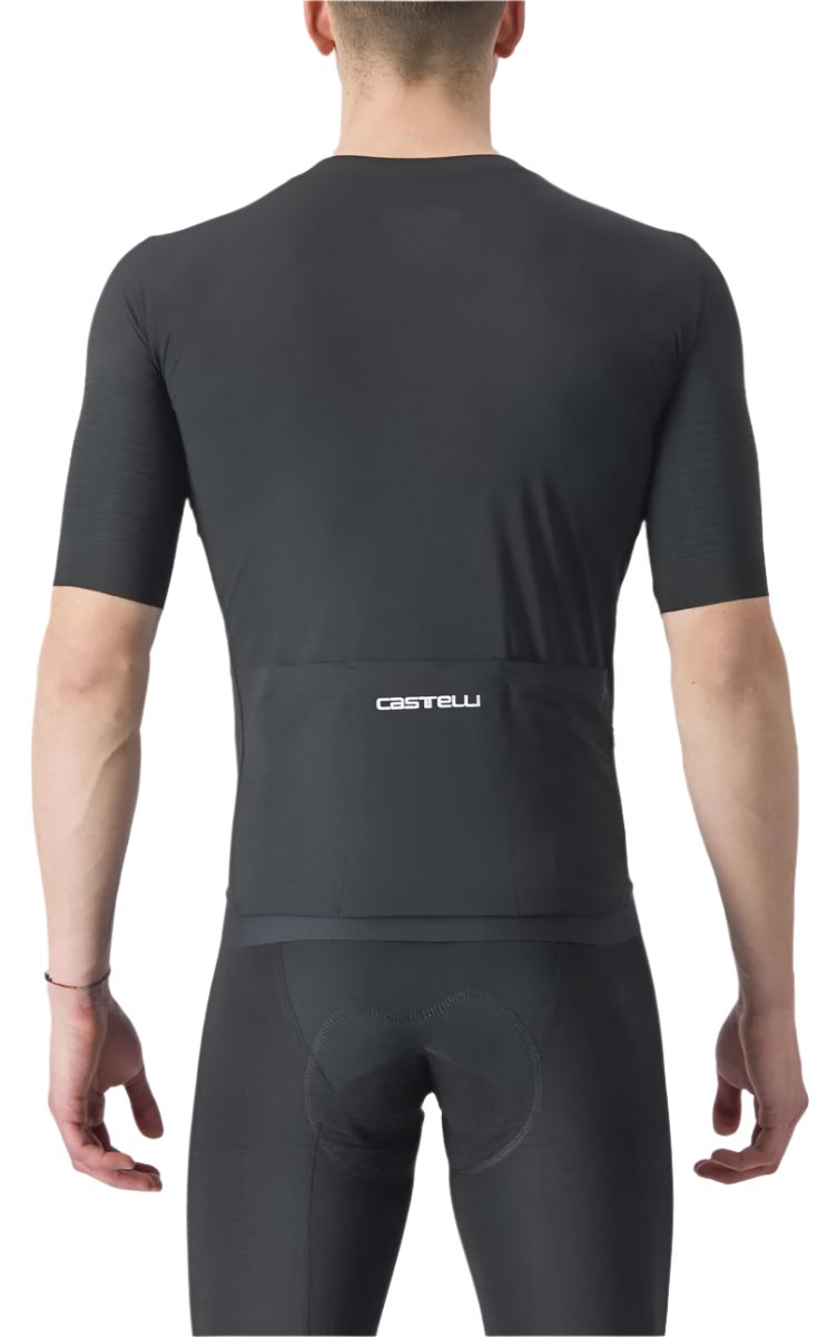 CASTELLI PREMIO BLACK JERSEY LIGHT BLACK/BLACK BACK
