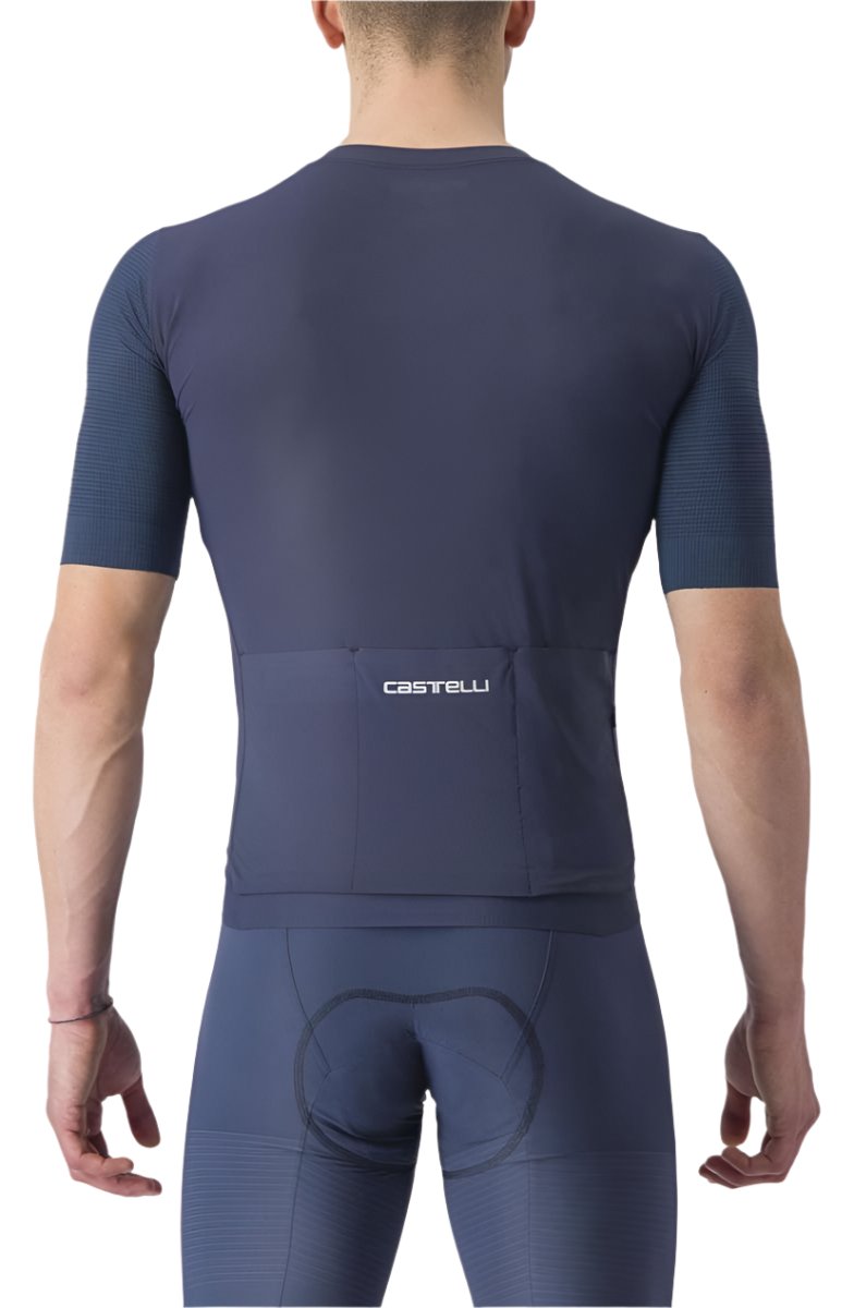 CASTELLI PREMIO BLACK JERSEY BELGIAN BLUE BACK