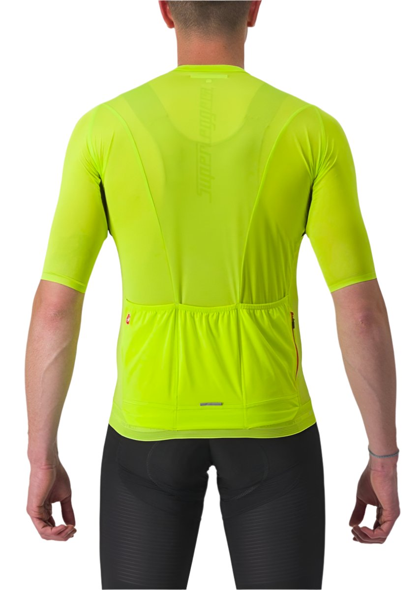 CASTELLI SUPERLEGGERA 3 JERSEY ELECTRIC LIME BACK