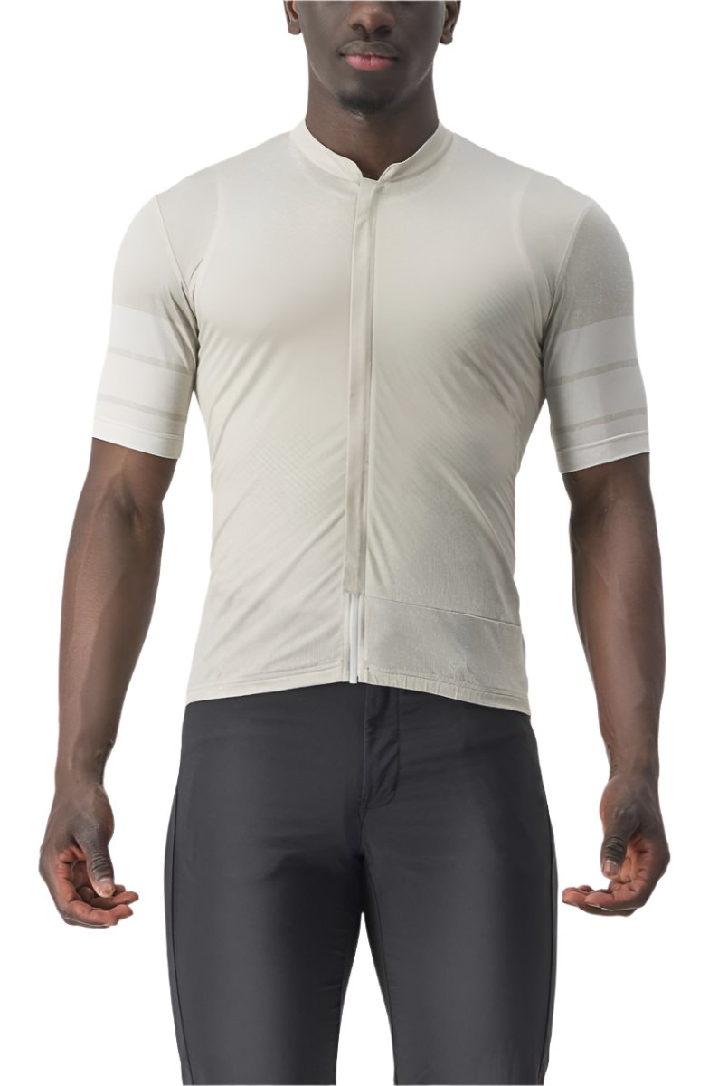 CASTELLI UNLIMITED TERRA JERSEY TRAVERTINE GRAY FRONT