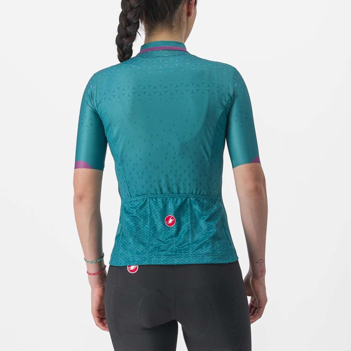 Castelli Pezzi Womens Jersey Quetzal Green