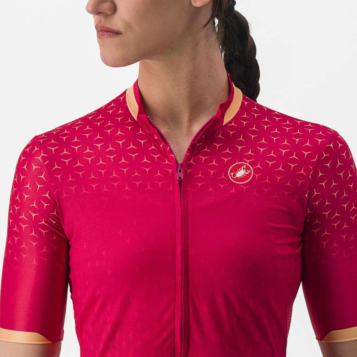 Castelli Pezzi Womens Jersey Persian Red