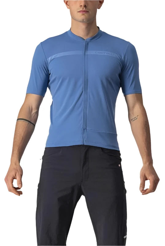 CASTELLI UNLIMITED ALLROAD JERSEY COBALT BLUE FRONT